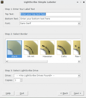 LightScribe
