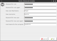 Personal settings